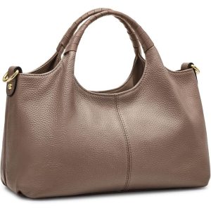 Women's Leather Wallets and Handbags, Stylish Shoulder Crossbody Bags, Small Top Handle Shoulder Bags