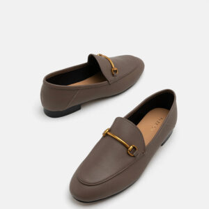 Isabeau Metal Buckle Loafers