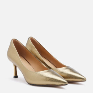 Marcie Metallic Pointed Toe Heels