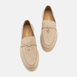 Phoenix Knot Detail Suede Loafers