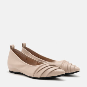Rylee Ruched Detail Covered Flats