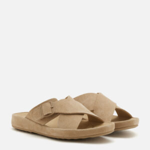 Vivi Criss Cross Suede Slides