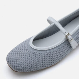 PAZZION, Whitney Flyknit Colour-Block Mary Janes, Grey