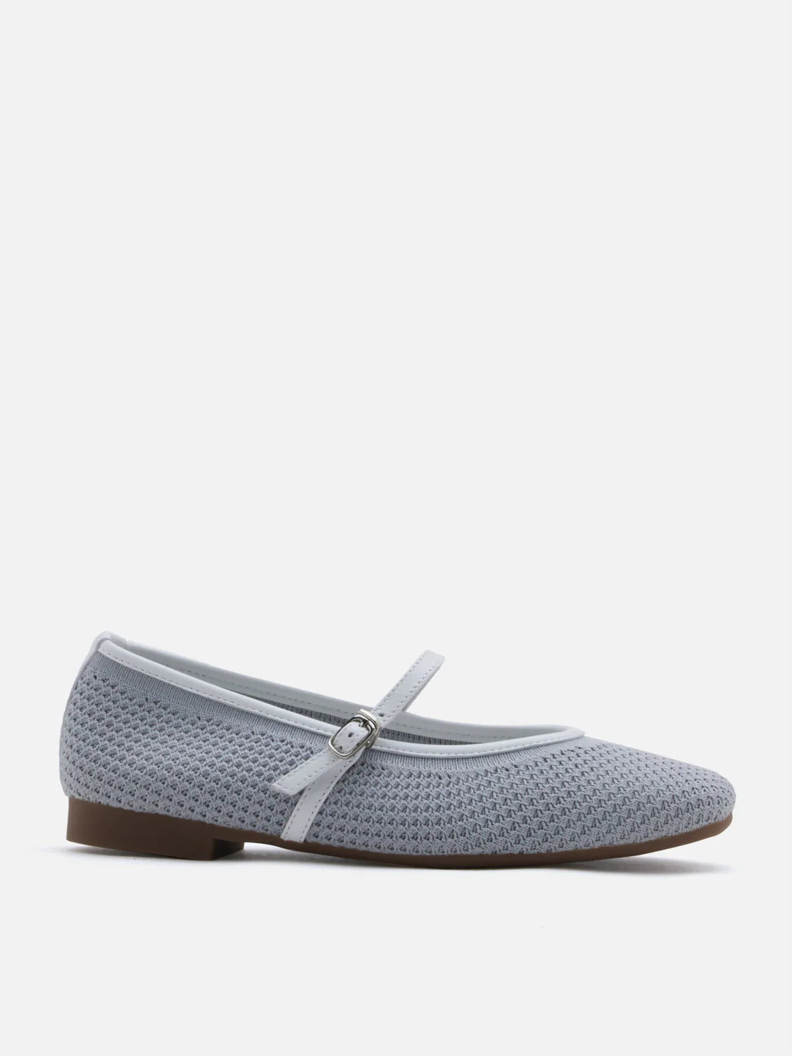 PAZZION, Whitney Flyknit Colour-Block Mary Janes, Grey