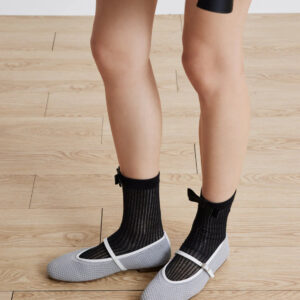 PAZZION, Whitney Flyknit Colour-Block Mary Janes, Grey